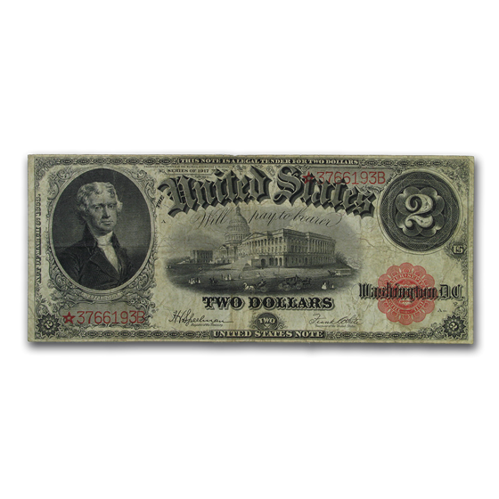 1917* $2.00 Legal Tender VF (Star Note) 1917* $2.00 Legal Tender VF (Star Note)